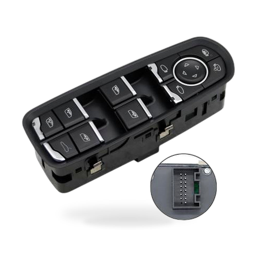 High end window standard, 7PP959858AEDML suitable for Porsche window regulator adjustment switch, power window control master switch - ZT2