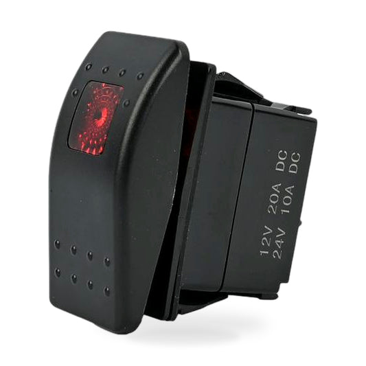 308-1062 Rocker Switch Compatible with Onan for Cummins Generator, 5 Pin Off-(ON) Remote Start Switch with Indicator Light - ZT2