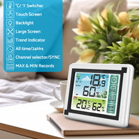 Wireless Weather Station Thermometer Digital Temperature Humidity Monitor Home