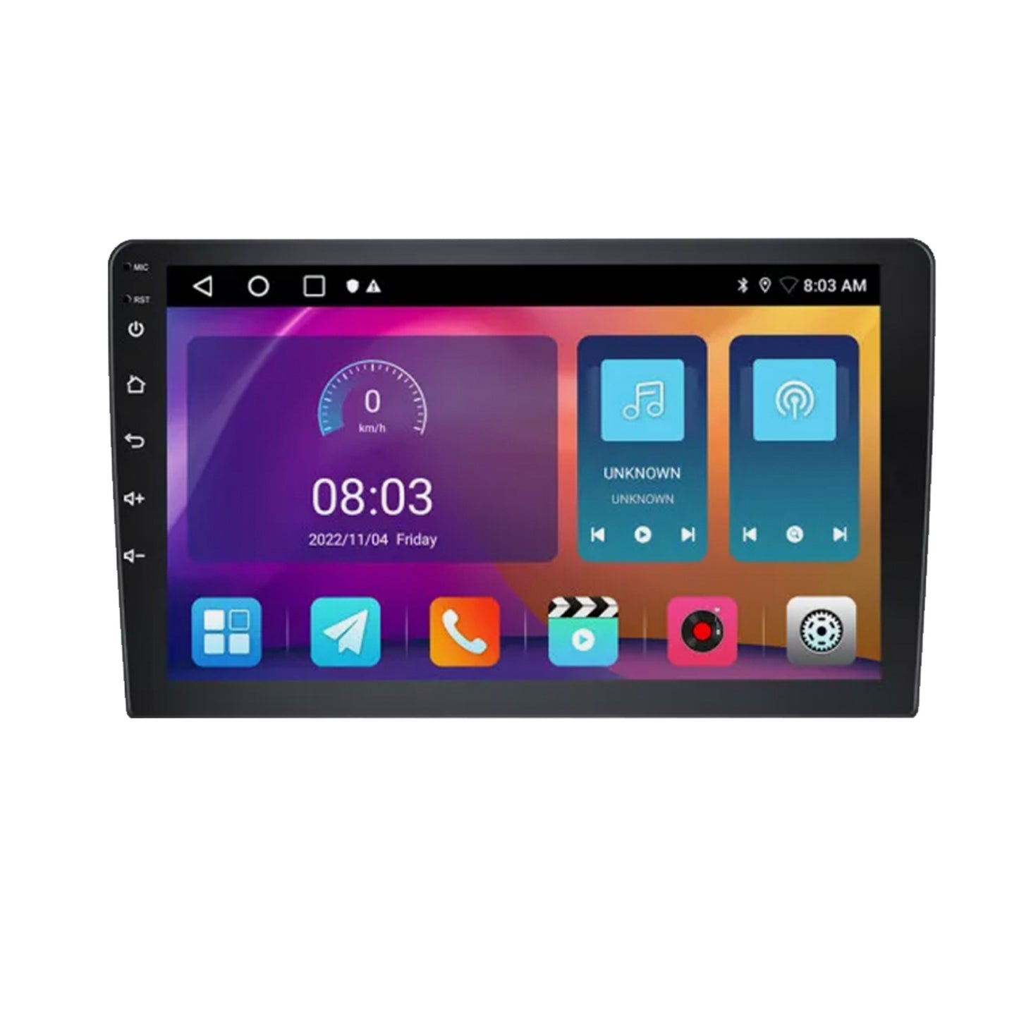 Android 13 Car Radio Wifi Stereo CarPlay Suitable for Toyota VIOS Yaris 07-12