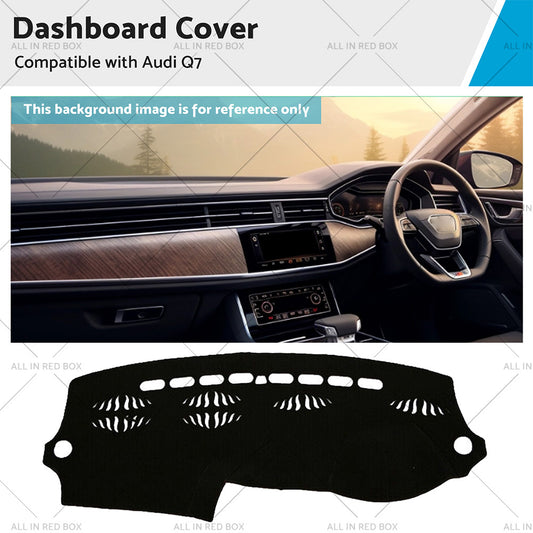 {{ Dashboard Cover Non-Slip Dash Mat Suitable for Audi Q7 4L 2006-2014 Black }} - Buy Car Parts Online at {{ Kaka Auto Parts }}.