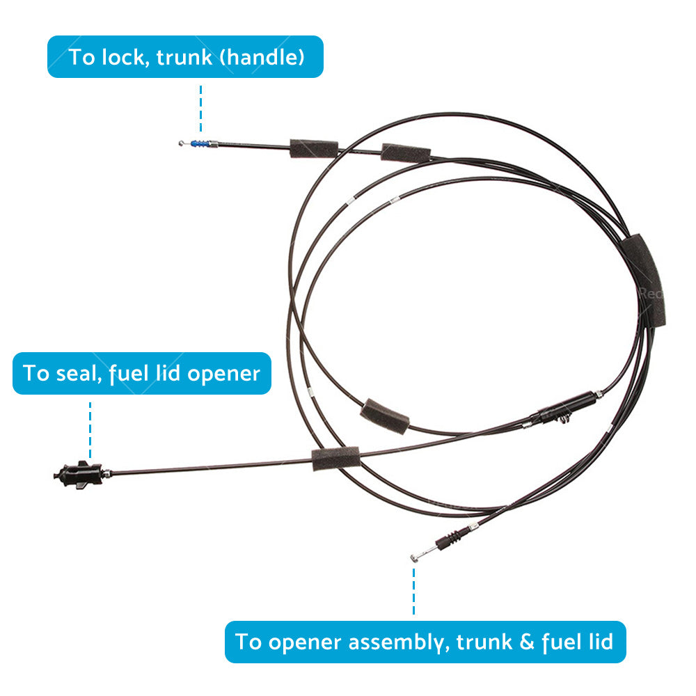 Door Lock Control Cable Fuel Lid Latch Cable Suitable for Honda Civic 2001-2005