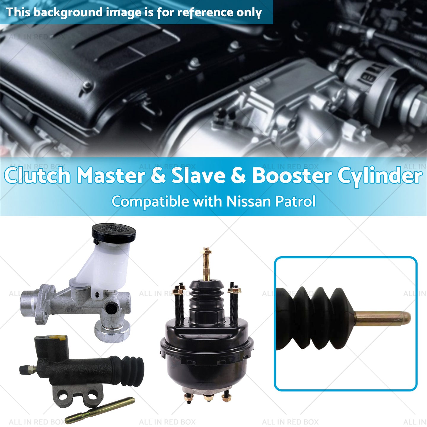 {{ Clutch Slave  and  Master  and  Booster Cylinder Suitable for Nissan Patrol GU Y61 }} - Buy Car Parts Online at {{ Kaka Auto Parts }}.
