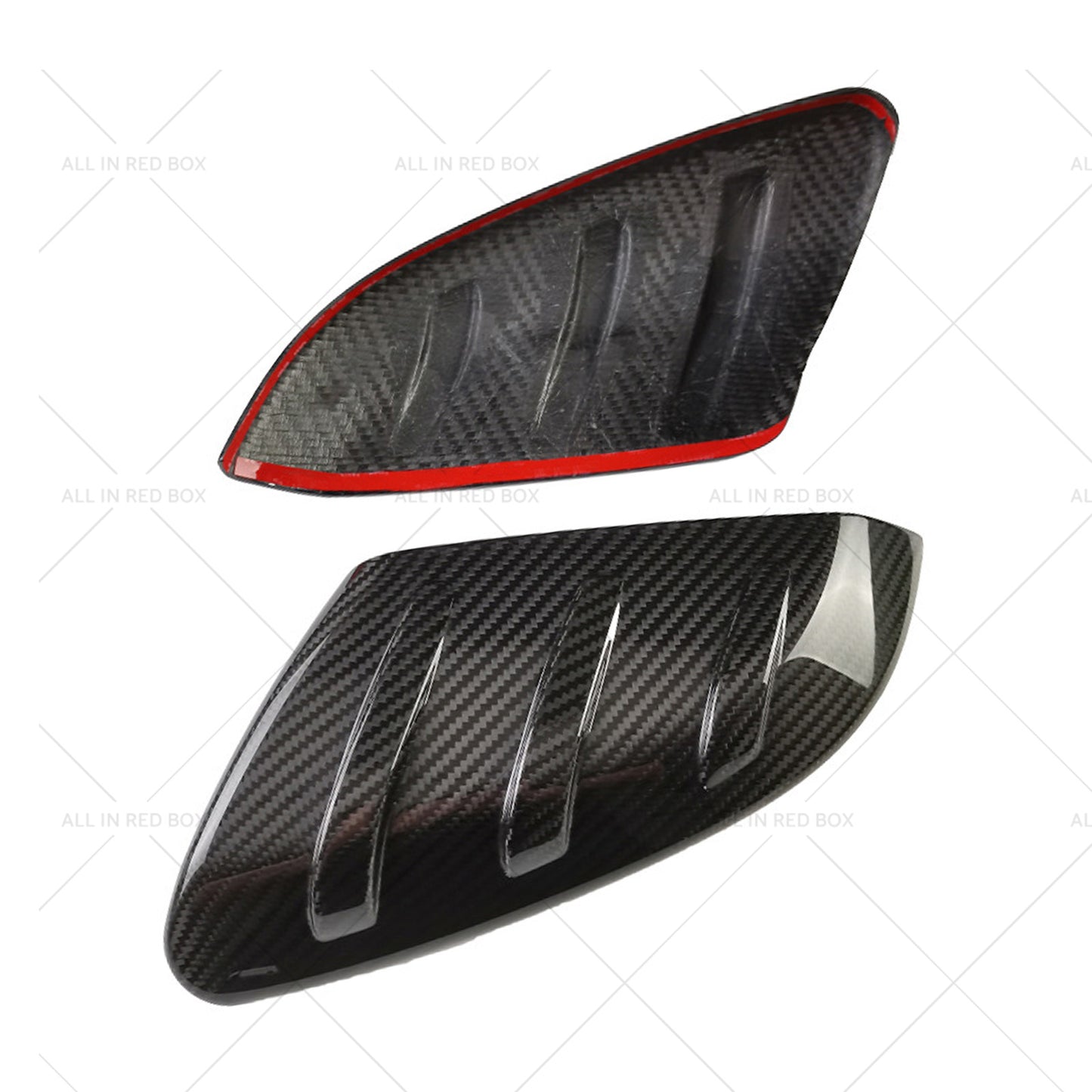 2x Carbon Fiber Side Mirror Cover Caps Suitable for 16-21 Honda Civic