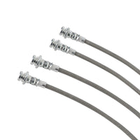 Front & Rear Braided Brake Line Hose Set Suitable For Nissan Patrol GQ Y60 1988–1997 / Ford Maverick DA 1988–1994