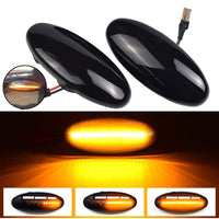 2x Dynamic Side Light Turn Signal Indicator Suitable For Nissan Navara D22 / NP300