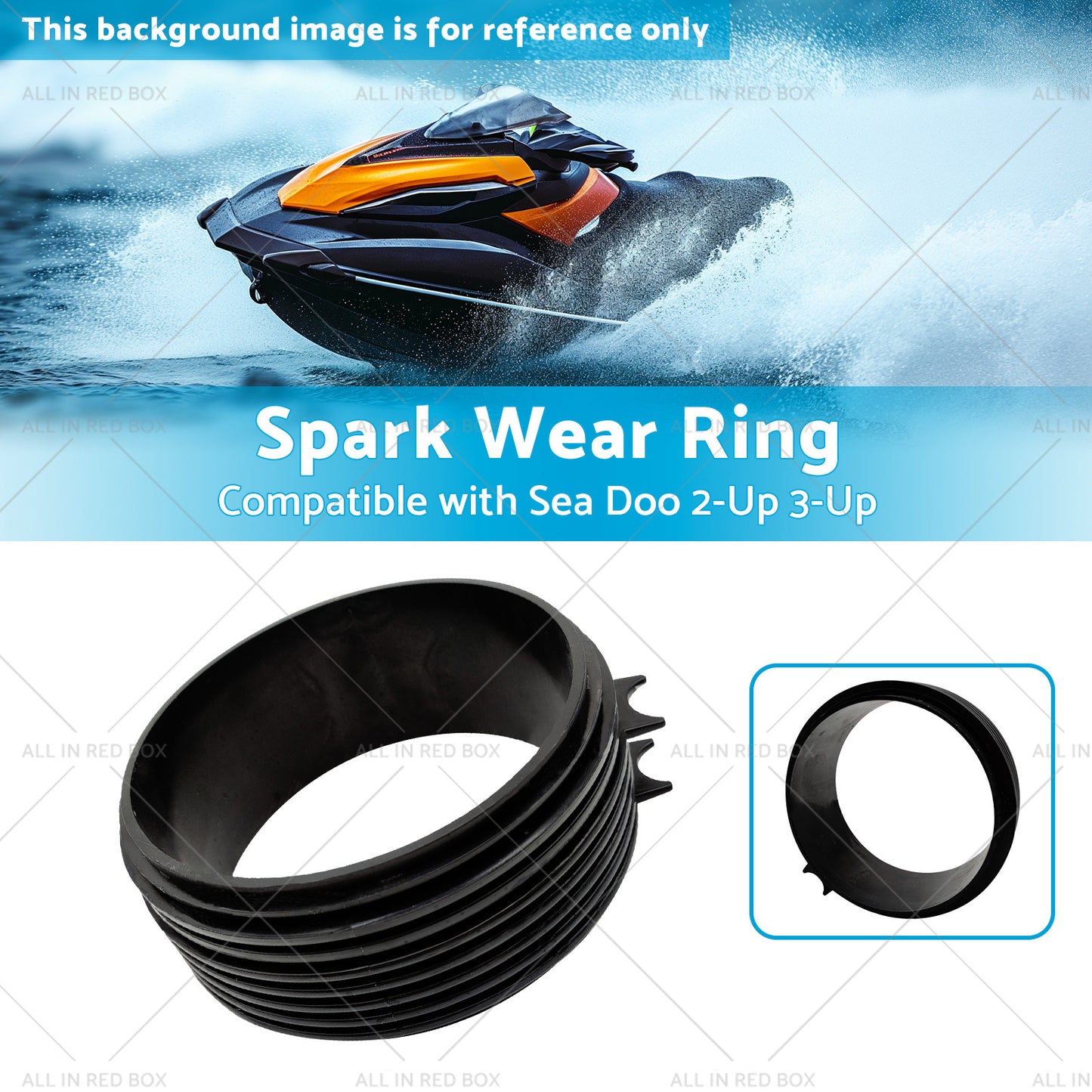 267-000-617 Spark Wear Ring Suitablefor Sea Doo 2-Up 3-Up 900 HO Ace Trixx 14-20