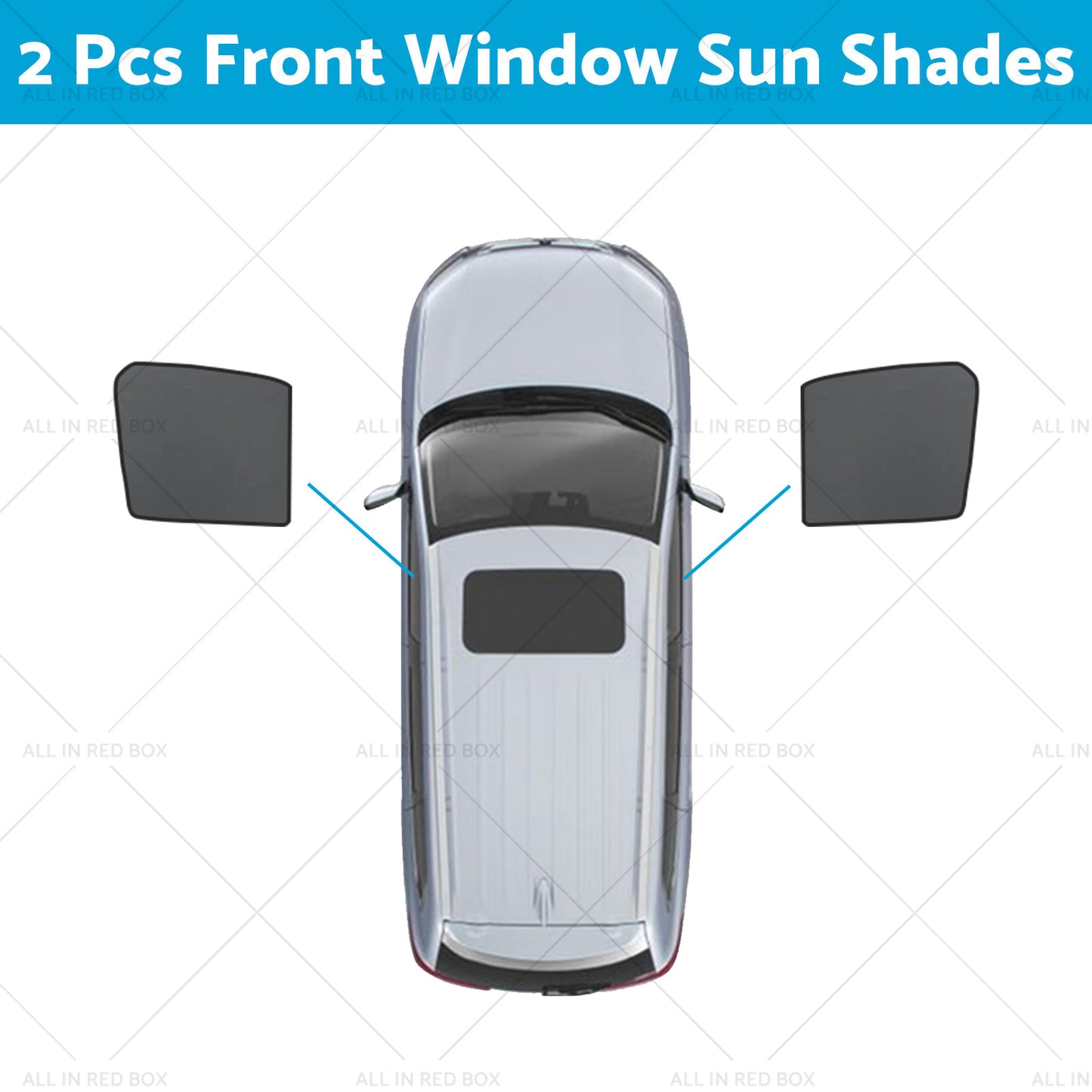 Front Rear Window Sun Shade Magnetic Mesh Suitable for GWM UTE Cannon 2021-2024