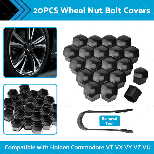 20PCS 19mm Wheel Nut Lug Bolt Covers Caps Suitable for Holden Commodore VB to VZ