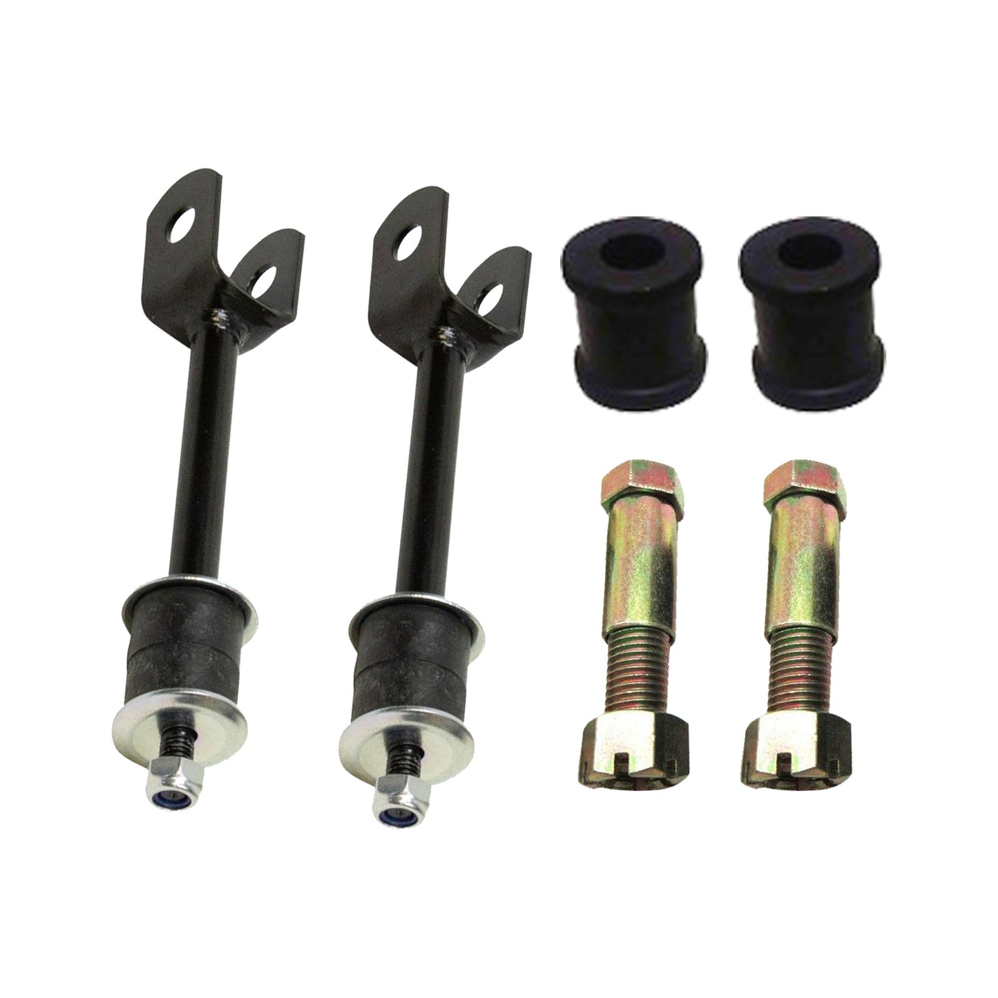 2 Rear Sway Bar Link+Bush Kit Suitablefor Toyota Landcruiser FJ80R HZJ80R HDJ80R