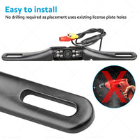 170¡ã Car Rear View Reversing HD Camera Back Up Parking Number Plate Night Vision