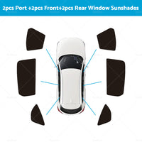 Magnetic Car Window Sun Blind Shade Mesh for Mazda CX-8 CX8 2018-2023 Sunshade