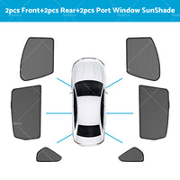 Window Sun Shade for Toyota RAV4 2019-2023 Magnetic Car Sun Blind Mesh Rear Side