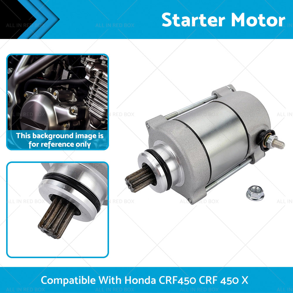 Starter Motor Suitable For Honda CRF450 CRF 450 X 2005-2018 31200-MEY-671