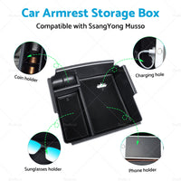 Car Center Console Armrest Storage-Box Tray Suitable For SsangYong Musso 19-22