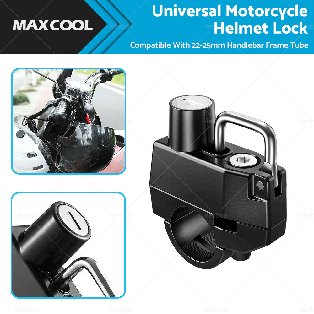 Motorcycle Helmet Lock 22mm 25mm Handlebar Frame Tube Suitable For Harley