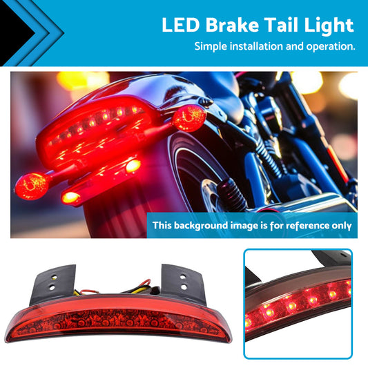 Suitable For Motorcycle Bobber Chopper LED Rear Turn Signal Brake Tail Light