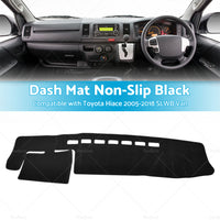 Dash Mat  Suitable For Toyota Hiace 2005-2018 SLWB Van Dashboard Cover Non-Slip