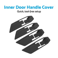 {{ Carbon Fiber Inner Door Handle Cover Suitable For Mitsubishi Triton L200 23-25 }} - Buy Car Parts Online at {{ Kaka Auto Parts }}.