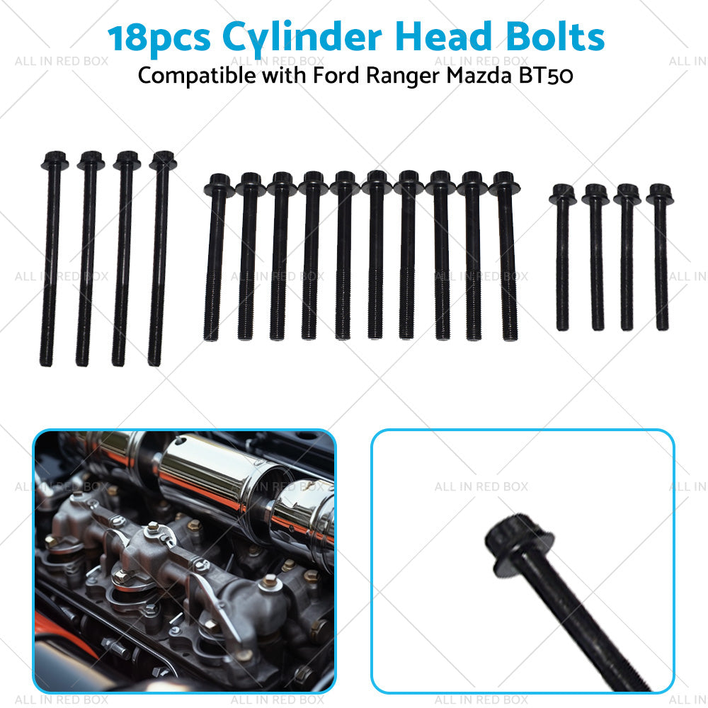 Cylinder Head Bolt Suitable for Ford Ranger PJ PK Mazda BT-50 B3000 2006-2011