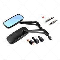 8 10mm Motorcycle Mirror Suitable For Chopper Cruiser Bobber Racer Cafe Scootor