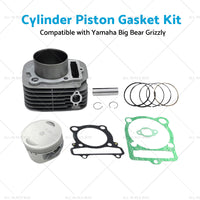 Cylinder Piston Gasket Top End Kit For Yamaha Grizzly 350 YFM350 4x4 2x4 2007-14