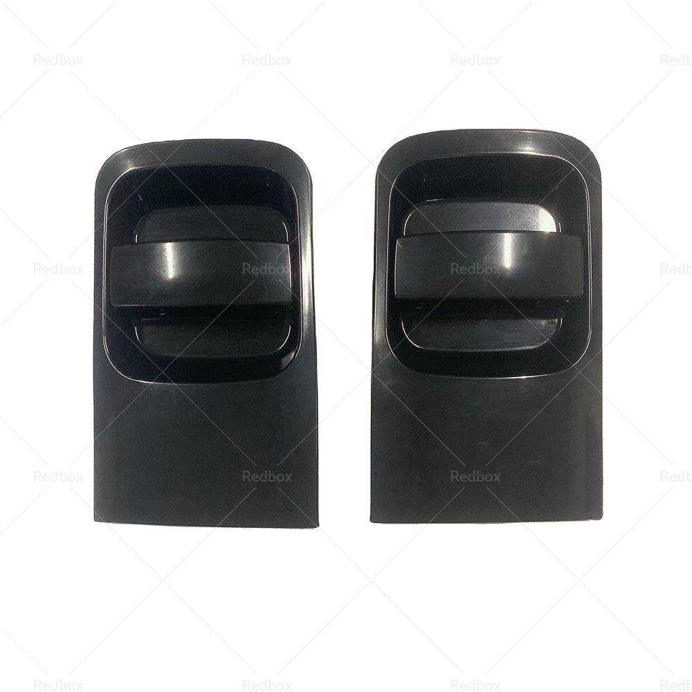 Pair LHRH Outer Sliding Door Handle Black For Hyundai ILoad IMax Van 2008-2019