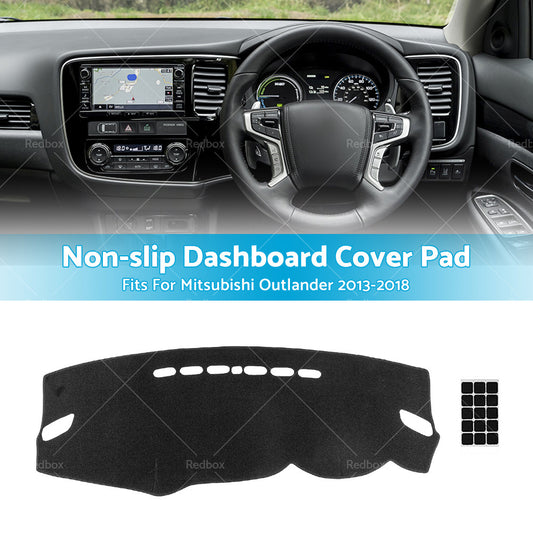 For Mitsubishi Outlander 2013-2018 RHD Dashmat Dashboard Sun Cover Dash Mat Pad