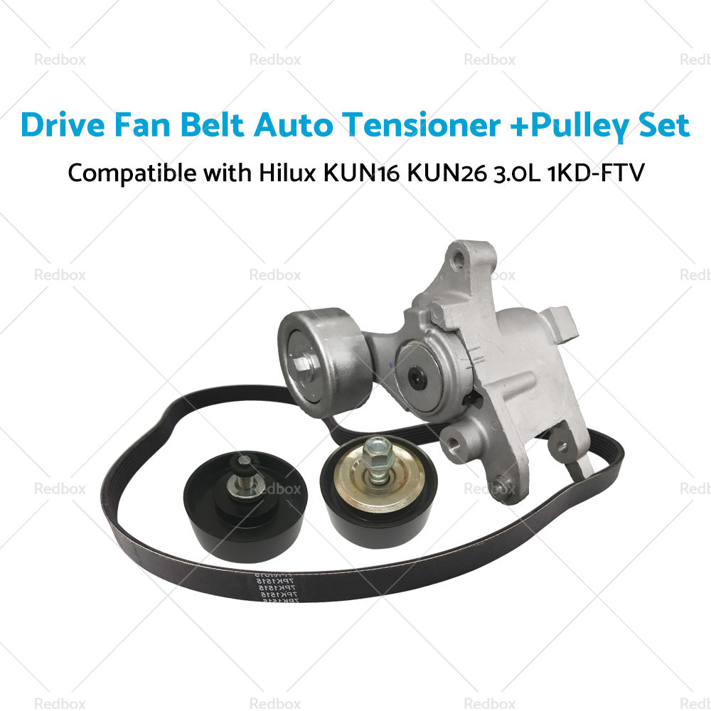 Drive Fan Belt Auto Tensioner Pulley Suitable for Hilux KUN16 KUN26 3. 0L 1KD-FTV