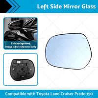 Left Side mirror glass with Plate Suitable for Toyota LandCruiser Prado 150 09-