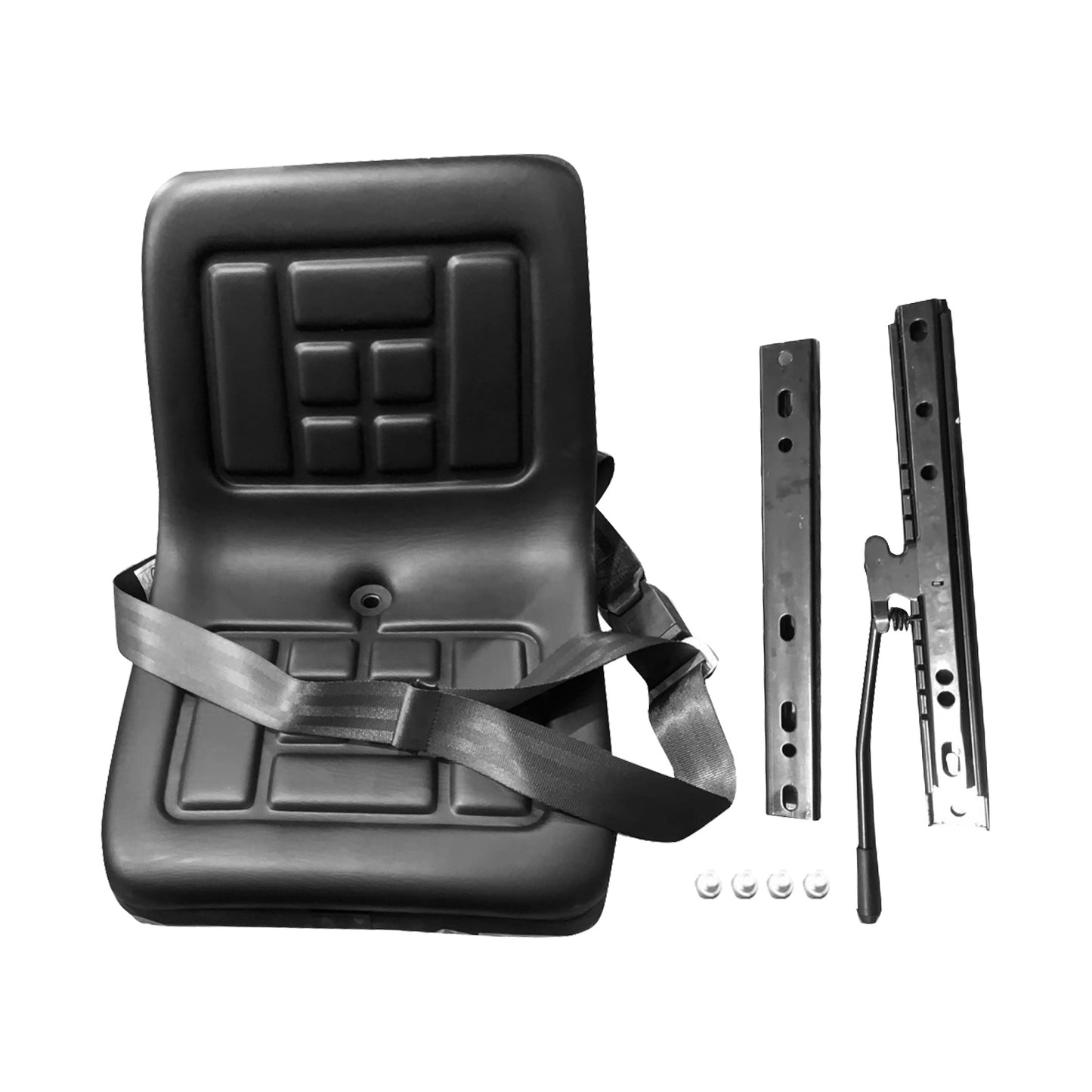 Adjustable Tractor Seat Forklift Excavator Truck Universal PU Chair Backrest