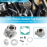 Cylinder Piston Gasket Top End Kit Suitable for Yamaha YZ85 02-18 YZ80 93-01