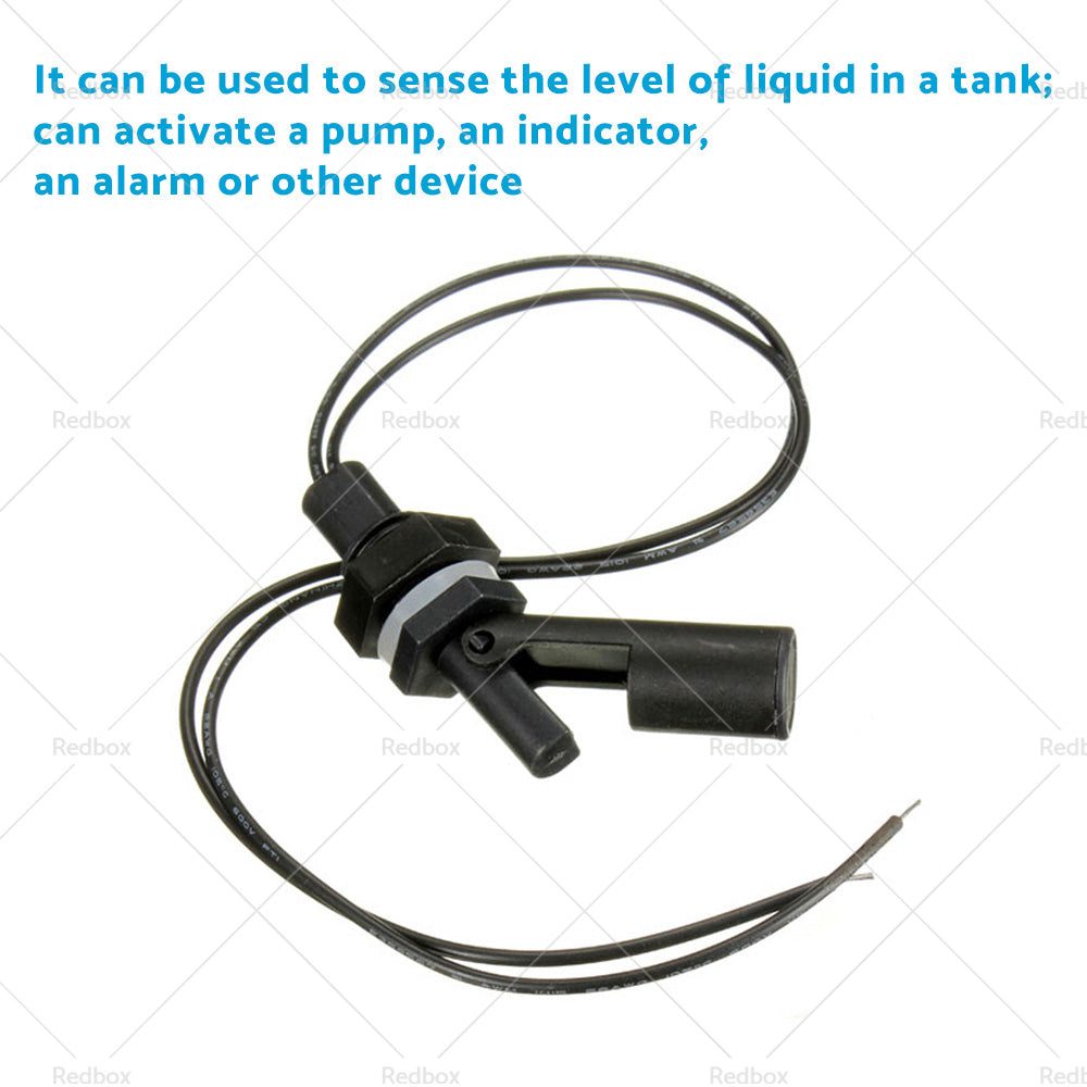 2PCS Water Level Sensor Tube Float Switch Tank Horizontal Liquid Pool Side Mount