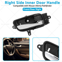 Front Rear Right Inner Door Handle Suitable for Nissan Altima Pathfinder 13-17