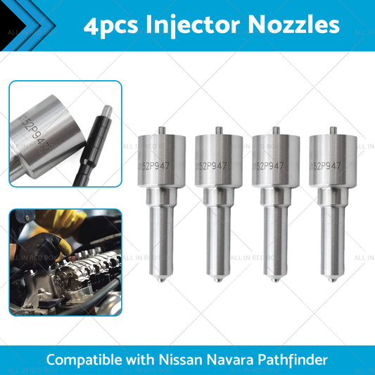 4PCS Injector Nozzle Suitable for Nissan Navara D40 Pathfinder R51 16600-EC00A