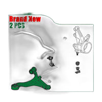 Front Lower Left Right Control Arms Suitable for Honda CR-V RD4 RD7 2001-2006 - ZT2