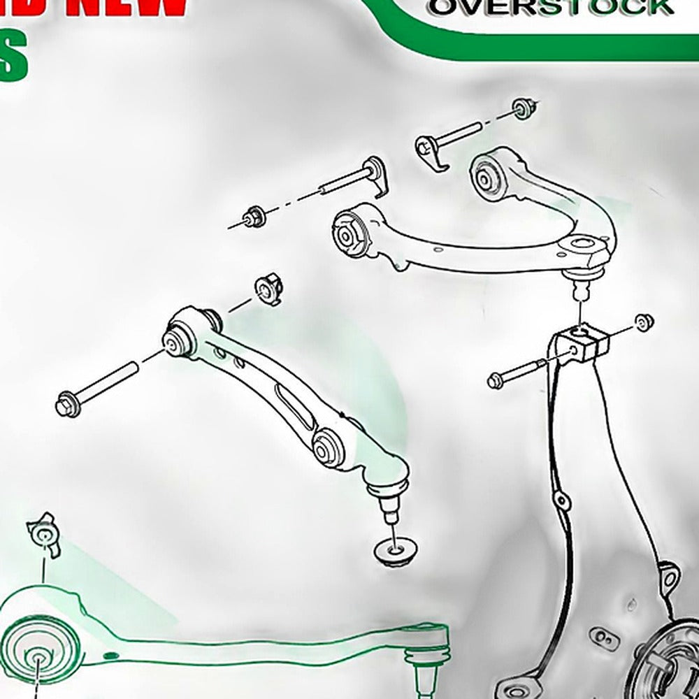 Front Lower Left Right Curved Control Arms Suitable for Land Rover Range Rover - XQ1