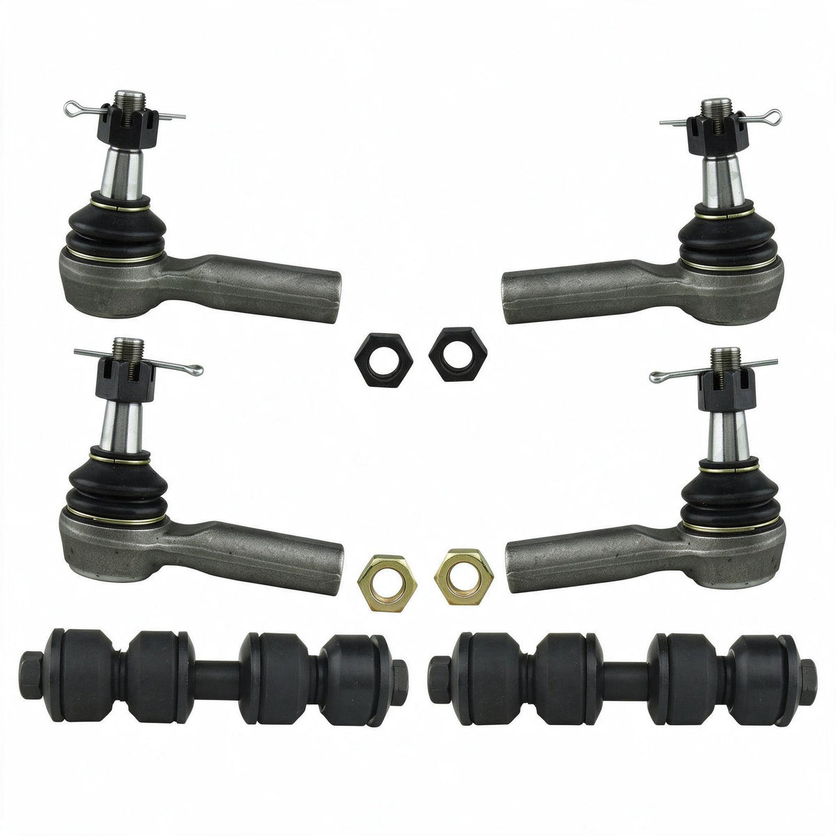 Tie Rod End Sway Bar Link Kit Suitable for Nissan Navara D22 4WD 1998-2004 - ZT3