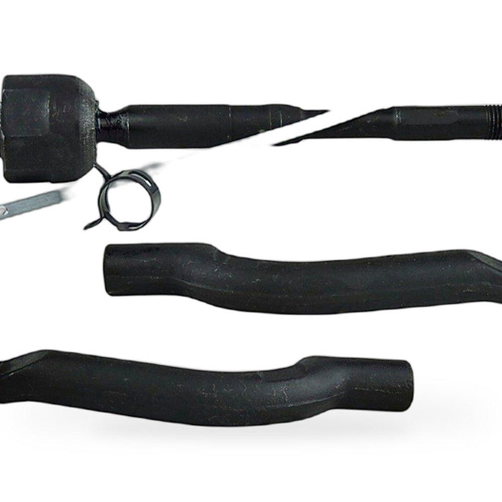 Inner Outer Tie Rod End Set 4PCS Suitable for Nissan X-Trail T31 2007-2013 2.0L - XQ1