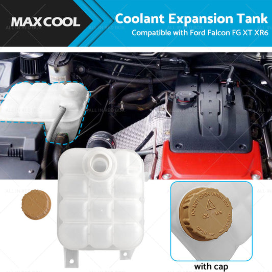 Radiator Coolant Overflow Expansion Bottle Heater Tank for Ford Falcon FG XT XR6