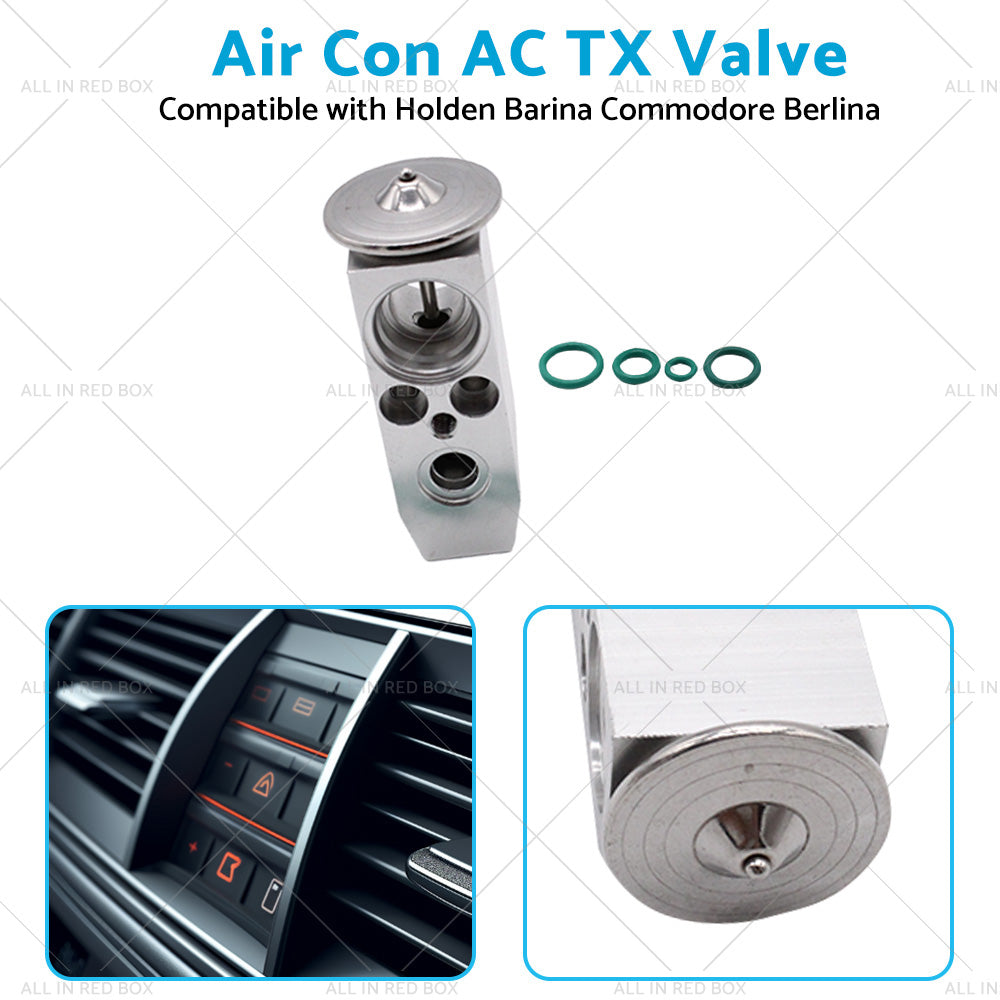 Air Con AC TX Valve  and  O-Rings Suitable forHolden Commodore Ute VU VT VX VY V6 V8