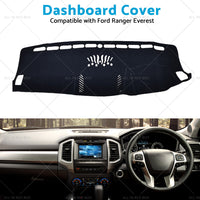 Dash Cover Mat Suitable For Ford Ranger Wildtrak Raptor Dashboard Cover Dashmat