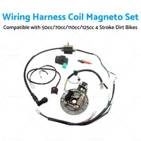 50cc 125cc Wire Harness Wiring Coil Magneto for Dirt Pit Trail Bike