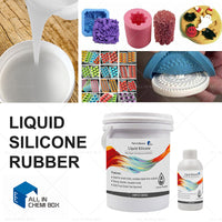 SH25 Liquid Silicone Rubber Mould Making Kit 100 3 Mix - 1Kg 2Kg 5Kg 10Kg Blue