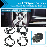 4670A576 4x ABS Speed Sensors Suitable for Mitsubishi Outlander ZG ZH 2.4L 06-12