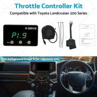 EVC Throttle Controller Kit Suitable for Toyota Landcruiser 200 Series 2009-2021