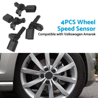 4PCS ABS Wheel Speed Sensor 2H0927807A Suitable for Volkswagen Amarok 2010-2019