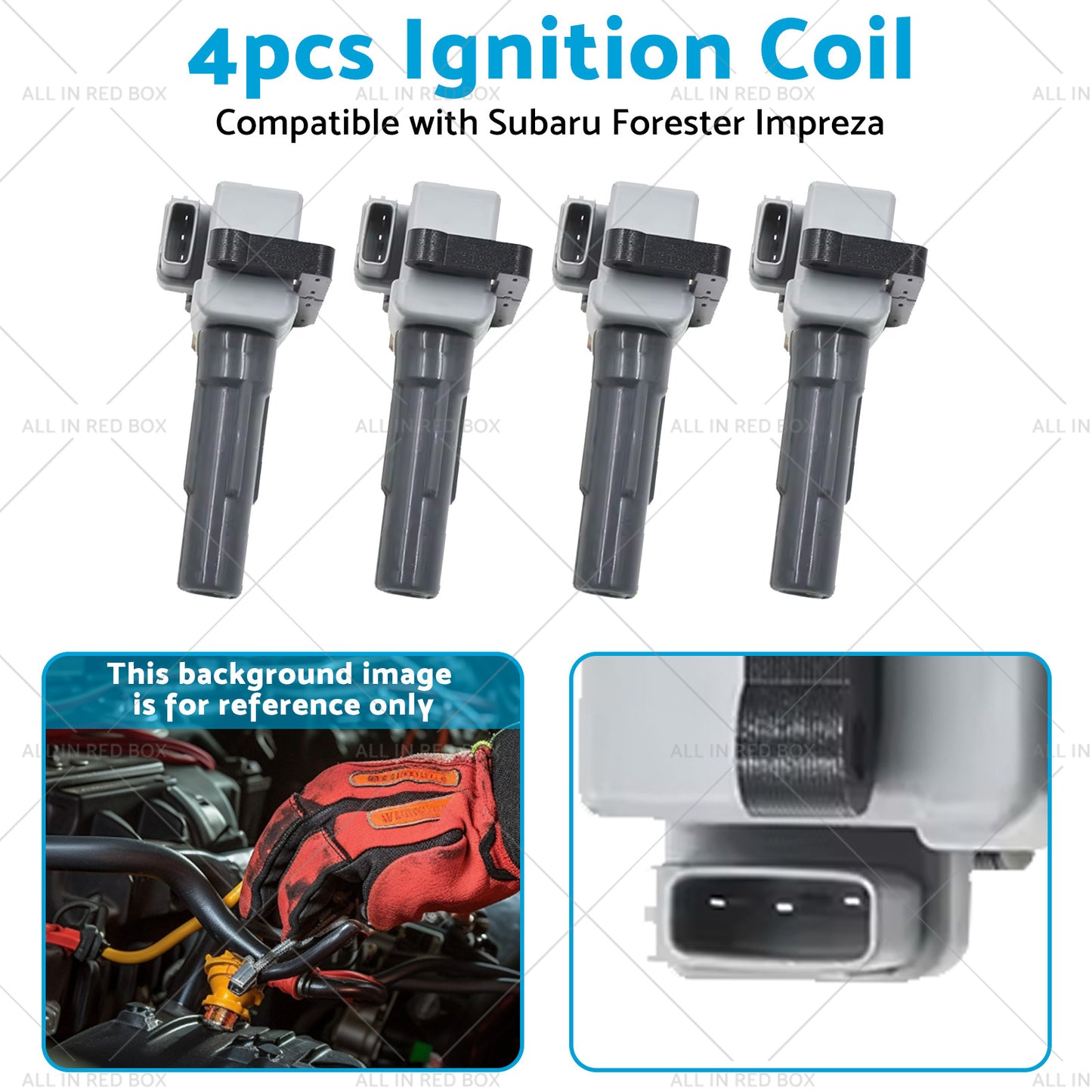 4x 22433-AA421 Ignition Coil Pack Suitable For Subaru Forester Impreza WRX EJ205