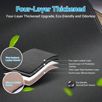 {{ Dash Mat Microfiber Leather Black Suitable For Nissan Navara NP300 D23 2015-On }} - Buy Car Parts Online at {{ Kaka Auto Parts }}.