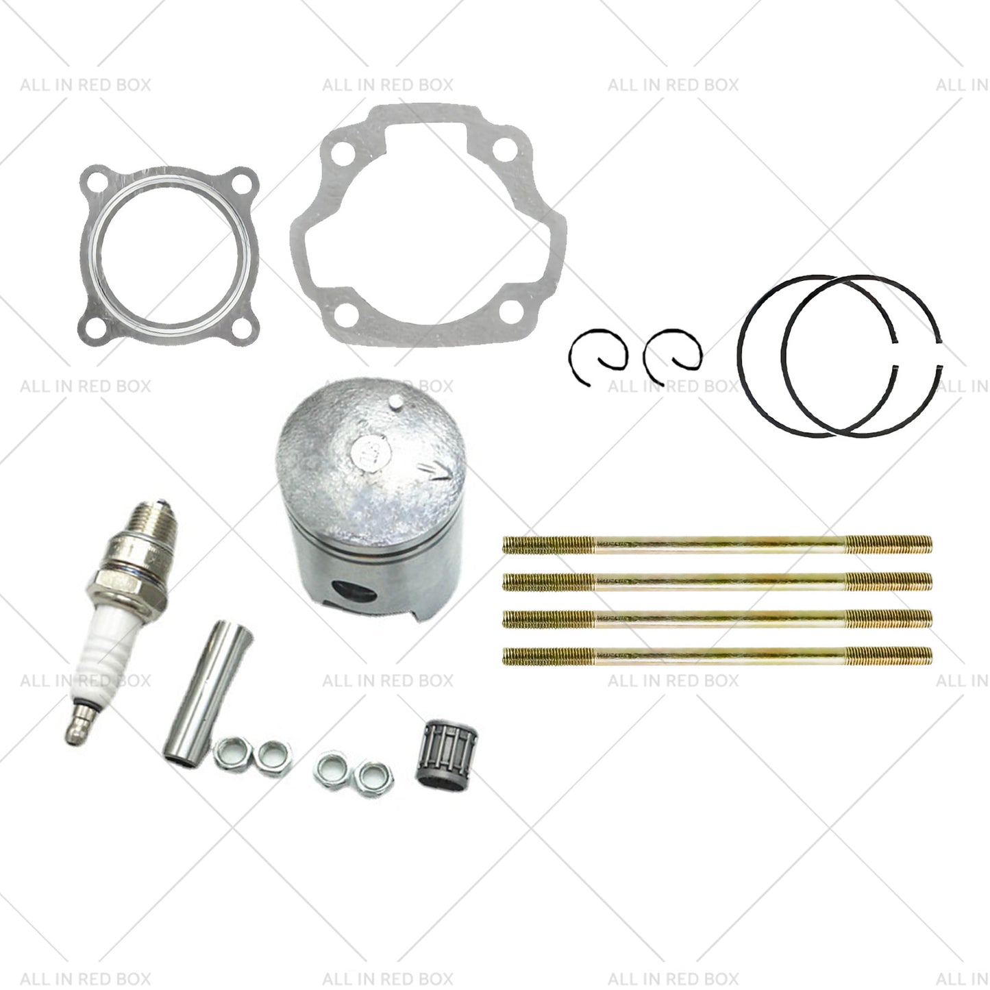 Top End Cylinder Rebuild Kit Bore Barrel Piston For Yamaha PEEWEE 80 PW80 PY80